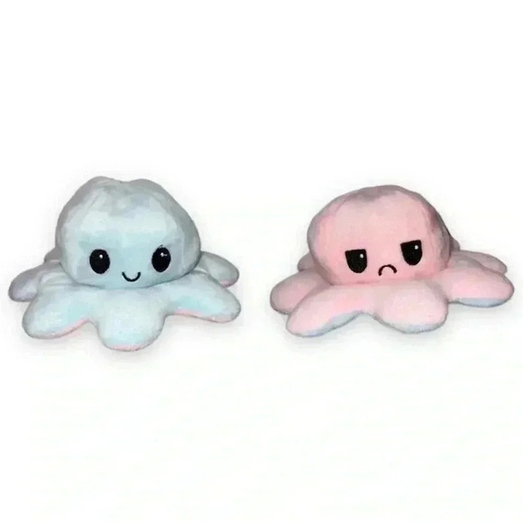 Reversible Octopus Toy Mini Plush Stuffed Animal - Picture 1 of 3